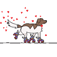 I Love You Hearts Sticker by bymartioska