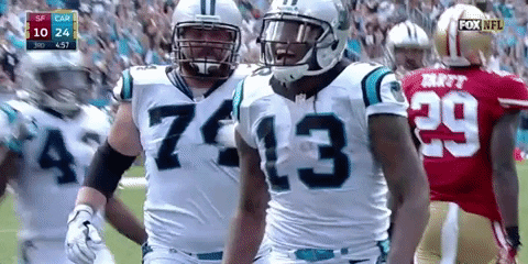 Carolina Panthers Dancing GIF by NFL