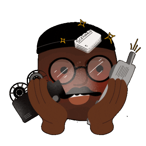 Cinema Camera Sticker by Keva Epale
