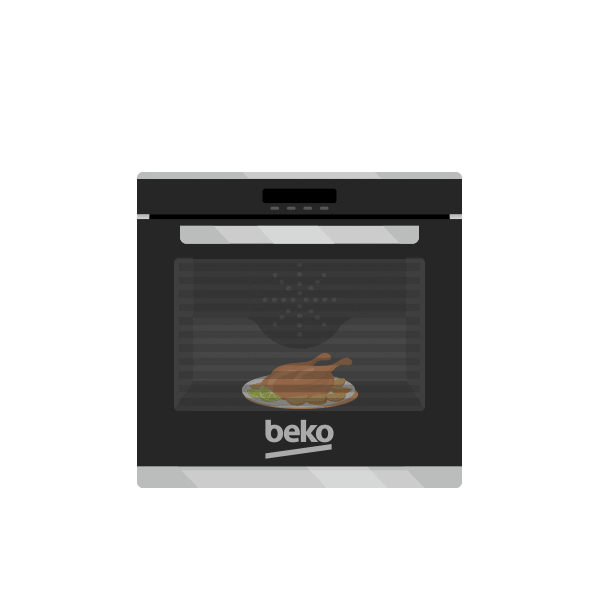 chicken oven Sticker by beko