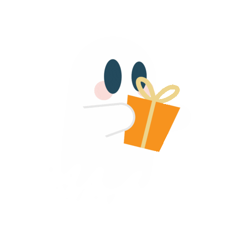 Halloween Ghost Sticker by Tate + Zoey