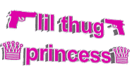 thug life princess Sticker by AnimatedText