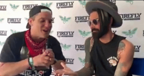 PopCultureWeekly giphygifgrabber interview handshake kyle mcmahon GIF
