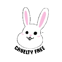 cruelty free bunny Sticker by Te Protejo