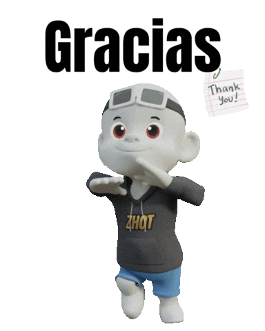 G Gracias Sticker by Zhot