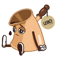 Sadness Lebo Sticker by LEBOcoffee