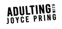 Swipe Up Joyce Pring Sticker by Adulting with Joyce Pring