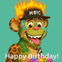 Happy Birthday GIF by Boring Merch