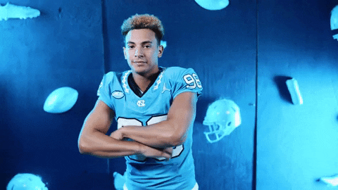 North Carolina Football GIF by UNC Tar Heels