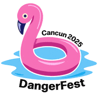 Flamingofloat Sticker by Danger Jones™