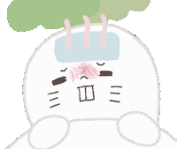 namacoroll cold かわいい uncomfortable ill Sticker