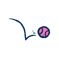 Ball Bouncing Sticker by BABAUBA