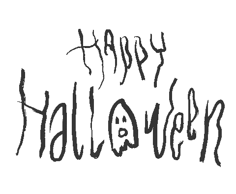 Halloween Text Sticker