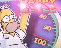 Happy The Simpsons GIF