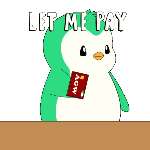 Paying Credit Card Sticker by Abster