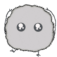 ふわふわ Sticker by Illustrator.aki
