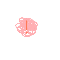 Pink Warning Sticker by Una Halley