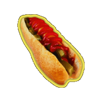 Hotdog ランチ Sticker