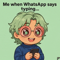 Typing Left On Read GIF by Persona