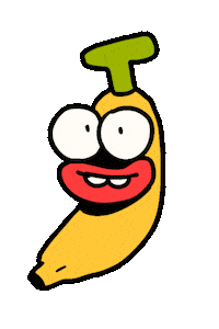 Happy Banana Sticker