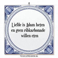 Adam Spreuk GIF by Tegelspreuken.nl