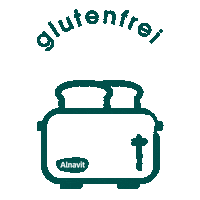 Alnavit vegan toast bio glutenfree Sticker