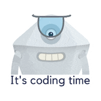 Robot Coding Sticker by Pluriza