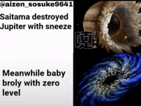 Goku Vs Saitama GIF