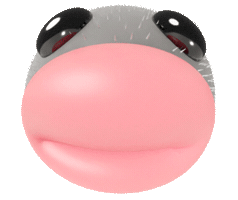 Staring Funny Face Sticker