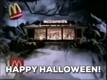 Ronald Mcdonald Halloween GIF