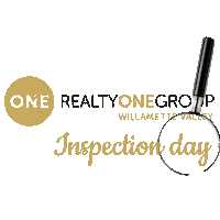 CorcoranHomeTeam magnifying glass inspection inspection day realty one Sticker
