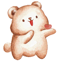 libertyxu love bear libertyxu eicy Sticker