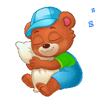 Tired Good Night Sticker by Lucas and Friends by RV AppStudios