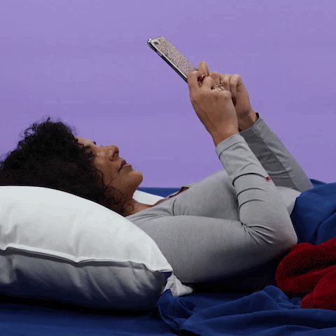 Texting in Bed