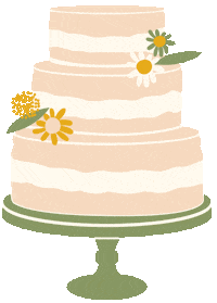 Wedding Cake Sticker