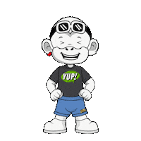 Affirmation White Monkey Sticker by Zhot