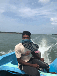 valampuriresort giphyupload boat ride kalpitiya boat man GIF