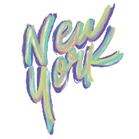 new york love Sticker by aquarela