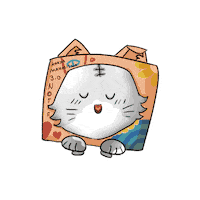 Cat Mascot Sticker