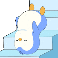 Tired Monday Morning Sticker by Pudgy Penguins