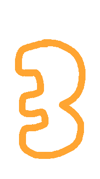 lifeissushi 3 three number サン Sticker