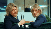 AmplifyProcurement wait mullet one second one sec GIF