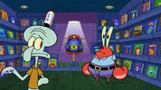 running away spongebob squarepants GIF by Nickelodeon
