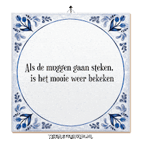 Spreuk Ontspanning Sticker by Tegelspreuken.nl