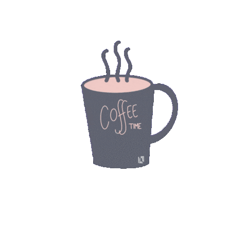 Coffee Time Sticker by Llavizna Joyas