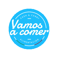 vamosacomer comida vamos comer cashcarry Sticker