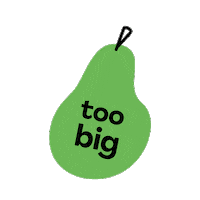 Babaco_Market big fruits pear pera Sticker