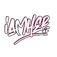 iamherdj i am her iamher iamherdj i am her dj Sticker