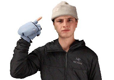 theheatcompany giphyupload crazy gloves winteroutfit Sticker