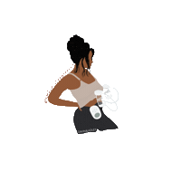 Breastfeeding Amelia Sticker by Davin & Adley